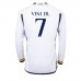 Real Madrid Vinicius Junior #7 Hjemmedrakt 2023-24 Lange ermer